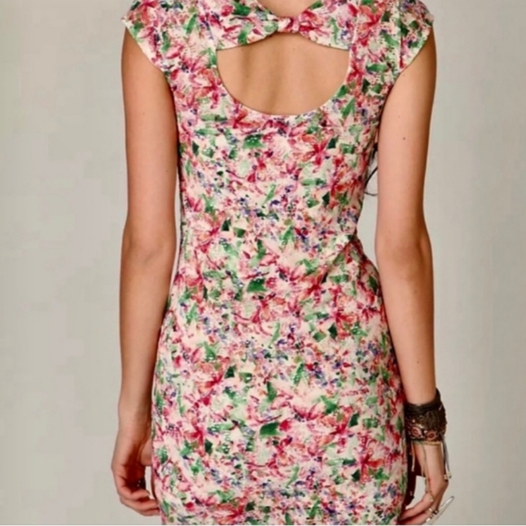 FREE PEOPLE LACE BODYCON MINI DRESS S - Picture 14 of 16